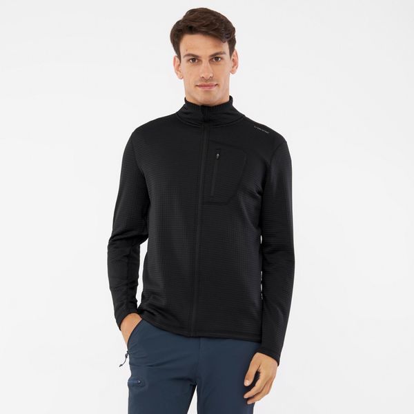 Bluza męska VIKING Admont Full Zip Man rozpinana. Czarne bluzy męskie Viking, m, bez wzorów, bez ramiączek, bez kaptura. Za 219.90 zł.