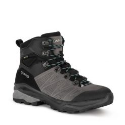 Buty sportowe trekkingowe męskie Aku Adapta Gore-tex na szlak w góry. Czarne trekkingi męskie Aku, z gore-texu, bez zapięcia. Za 399.00 zł.