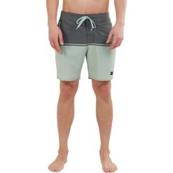 Szorty plażowe męskie FUNDANGO Morris Boardshort. Szare szorty męskie FUNDANGO, bez wzorów, z bawełny, sportowe. Za 158.00 zł.