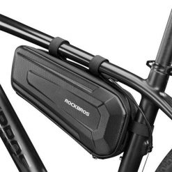 Torba pod ramę rowerową Rockbros B66 (1,5l). Czarne torby na ramię męskie ROCKBROS, z gumy, na ramię, duże. Za 90.00 zł.