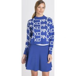 SWETER PINKO. Niebieskie swetry nierozpinane damskie Pinko, l, bez wzorów, bez kołnierzyka, bez ramiączek. Za 478.00 zł.