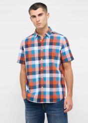 Męska koszula Mustang Style Berkeley Multi Big Vichy Check 1016471 12736. Koszule męskie Mustang, l, bez wzorów, bez kołnierzyka, bez ramiączek. Za 149.99 zł.