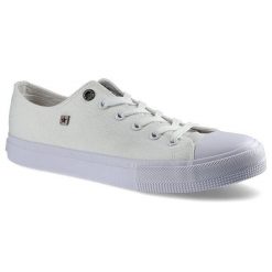 Białe Trampki Big Star Męskie Modne Obuwie. Białe trampki męskie BIG STAR, bez wzorów, klasyczne, bez zapięcia. Za 67.99 zł.