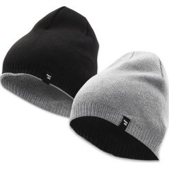 Czapka Dwustronna, Popielato-Czarna Ciepła, Jesienno-Zimowa, Beanie -Pako Jeans. Szare czapki męskie Pako Jeans, na zimę, bez wzorów, z dzianiny. Za 49.00 zł.