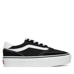 Tenisówki Vans. Czarne trampki i tenisówki damskie Vans, bez wzorów, bez zapięcia. Za 319.99 zł.