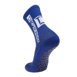 Klasyczne skarpety o średniej długości Tape Design. Niebieskie skarpety męskie TAPEDESIGN, bez wzorów, z bawełny. Za 147.00 zł.