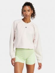 Adidas Bluza techniczna Power IT9199 Różowy Loose Fit. Czerwone bluzy damskie Adidas, l, bez wzorów, z syntetyku, sportowe, bez ramiączek, bez kaptura. Za 169.99 zł.