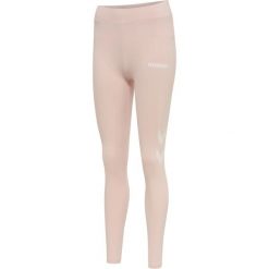 Damskie wysokie legginsy Hummel Legacy. Czerwone legginsy damskie Hummel, bez wzorów. Za 153.00 zł.