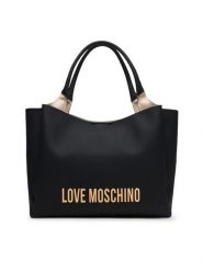 LOVE MOSCHINO Torebka JC4107PP1OKD0000 Czarny. Czarne shopperki damskie Love Moschino, bez wzorów, ze skóry, bez dodatków. Za 1,049.00 zł.