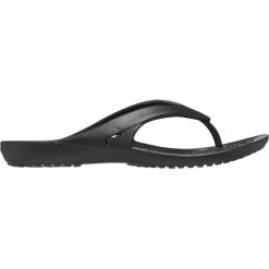 Crocs Klapki damskie Crocs Kadee II Flip W czarne 202492 001 : Rozmiar - 39-40. Czarne klapki damskie Crocs, bez wzorów, bez obcasa, bez zapięcia. Za 94.00 zł.