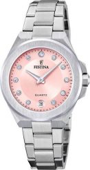 Zegarek damski Festina F20700-2 CYRKONIE srebrny. Szare zegarki damskie Festina, srebrne. Za 845.71 zł.