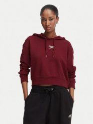 Reebok Bluza Ilona RK25712CCW Bordowy Regular Fit. Czerwone bluzy damskie Reebok, s, bez wzorów, z syntetyku, bez ramiączek, bez kaptura. Za 199.99 zł.