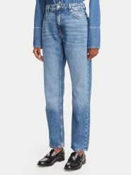 BOSS Jeansy Ada 50564443 Granatowy Boyfriend Fit. Niebieskie jeansy damskie Boss, bez wzorów, z jeansu. Za 509.99 zł.