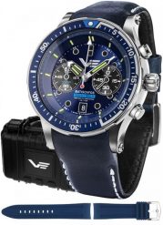 Zegarek Vostok Europe Zegarek męski Vostok Europe 6S21-511A772 niebieski. Niebieskie zegarki męskie Vostok Europe, bez wzorów. Za 3,350.00 zł.
