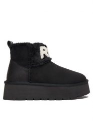 REPLAY Śniegowce GWF5A.000.C0009T Czarny. Czarne śniegowce damskie Replay, ze skóry, bez zapięcia. Za 489.99 zł.