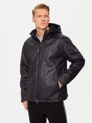 EA7 Emporio Armani Kurtka z imitacji skóry 6DPBA5 PN54Z 1200 Czarny Regular Fit. Czarne kurtki męskie EA7 Emporio Armani, l, bez wzorów, ze skóry, bez kaptura. Za 889.99 zł.