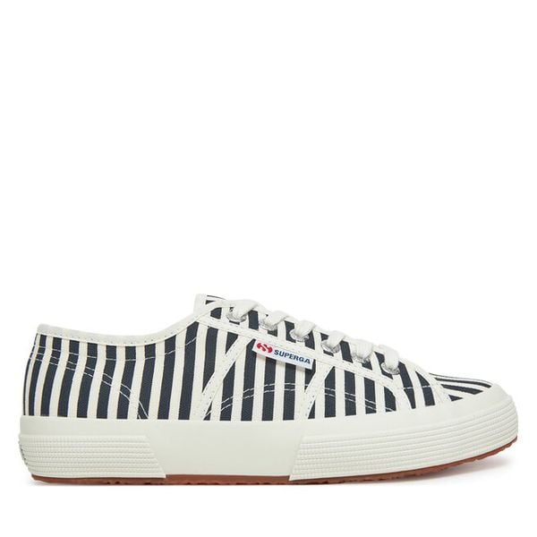 Tenisówki Superga. Niebieskie trampki i tenisówki damskie Superga, bez wzorów, bez zapięcia. Za 139.99 zł.