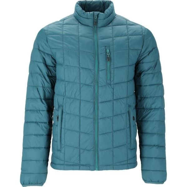 Kurtka puchowa Whistler Luis. Niebieskie kurtki męskie Whistler, l, bez wzorów, z materiału, eleganckie, bez kaptura. Za 302.50 zł.