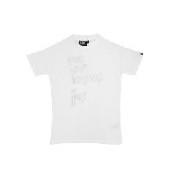 Koszulka miękki na co dzień na siłownię. Białe bluzki damskie LEONE 1947 APPAREL, bez wzorów, z bawełny, sportowe, bez kołnierzyka, bez ramiączek. W wyprzedaży za 54.73 zł.