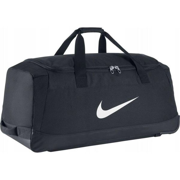 Torba sportowa Nike Club Team Swoosh Roller Bag. Czarne torby sportowe męskie Nike, bez wzorów. Za 197.00 zł.