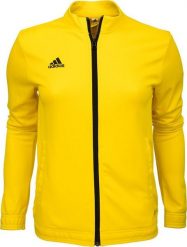Adidas Bluza damska adidas Entrada 22 Track Jacket żółta HI2137 S. Żółte bluzy damskie Adidas, s, bez wzorów, bez ramiączek, bez kaptura. Za 113.38 zł.