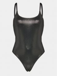 Calvin Klein Swimwear Strój kąpielowy KW0KW02255 Czarny. Czarne stroje kąpielowe damskie Calvin Klein Swimwear, s, bez wzorów, z syntetyku. Za 249.99 zł.