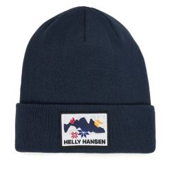 Czapka Helly Hansen. Niebieskie czapki damskie Helly Hansen, na zimę, bez wzorów. Za 139.99 zł.