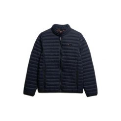Kurtka puchowa Superdry Fuji Lite. Niebieskie kurtki męskie Superdry, xl, bez wzorów, z puchu, bez kaptura. Za 416.35 zł.