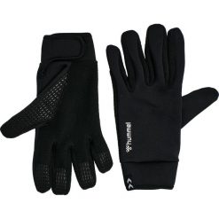 Rękawiczki sportowe dla dorosłych Hummel Warm Player Glove. Czarne rękawiczki damskie Hummel, bez wzorów. Za 82.00 zł.