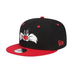 Czapka z daszkiem New Era 9FIFTY Grosminet Sylvester The Cat 60424823 Child. Czarne czapki damskie New Era, bez wzorów, sportowe. Za 109.00 zł.