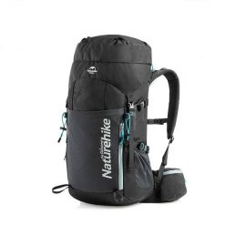 Plecak turystyczny Hiking 45L Nh18Y045. Czarne plecaki męskie NATUREHIKE, bez wzorów, z materiału. Za 479.99 zł.
