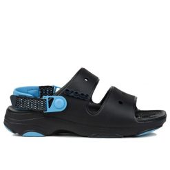 Sandały męskie Crocs CLASSIC ALL TERRAIN. Czarne sandały męskie Crocs, na lato, bez wzorów, z materiału, klasyczne, bez zapięcia. Za 148.00 zł.