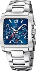 Zegarek Festina Zegarek męski Festina F20652-1 srebrny. Szare zegarki męskie Festina, bez wzorów, srebrne. Za 594.00 zł.
