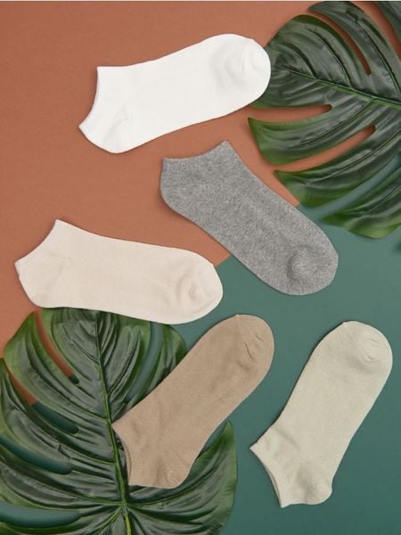 Skarpetki 5 pack - wielobarwny. Skarpetki damskie Sinsay, bez wzorów. Za 12.99 zł.