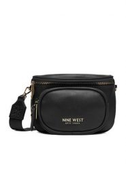 Nine West Torebka CEO-OLIVIA-O24294 Czarny. Czarne listonoszki damskie Nine West, bez wzorów, z materiału, bez dodatków. Za 199.99 zł.