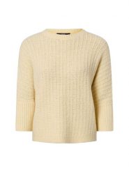 Someday sweter z dzianiny z wełną i alpaką - Tumelda Kobiety Sztuczne włókno żółty, M. Żółte swetry nierozpinane damskie someday., m, bez wzorów, z dzianiny, bez kołnierzyka, bez ramiączek. Za 449.95 zł.