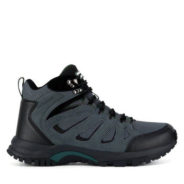 Trekkingi Hunter. Szare botki męskie Hunter, bez wzorów, bez obcasa, bez zapięcia. Za 149.99 zł.