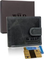 Always Wild Skórzany portfel dla mężczyzny z ochroną RFID Always Wild Nie dotyczy. Brązowe portfele męskie Always Wild, bez wzorów. Za 96.19 zł.