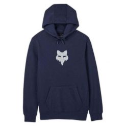 Bluza z kapturem męska Fox Fox Head Fleece Po. Niebieskie bluzy męskie FOX, m, bez wzorów, z kapturem. Za 266.99 zł.