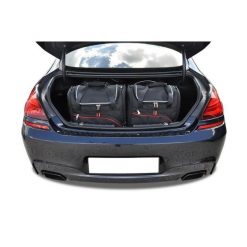 Torby Do Bagażnika Bmw 6 Gran Coupe 2012-2018 4Szt Kjust. Czarne torby podróżne damskie KJUST, bez wzorów. Za 1,249.00 zł.