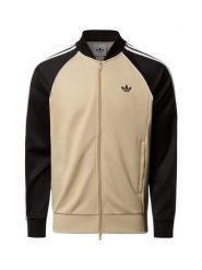 Adidas Originals kurtka treningowa - Stokha Mężczyźni Materiał dresowy beżowy|czarny, XS. Brązowe kurtki męskie adidas Originals, m, bez wzorów, z dresówki, sportowe, bez kaptura. Za 199.95 zł.