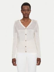 Fracomina Kardigan FS25ST8001K51401 Złoty Regular Fit. Żółte kardigany damskie Fracomina, xl, bez wzorów, z wiskozy, bez kołnierzyka. Za 239.99 zł.