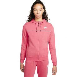 Bluza sportowa damska Nike Nsw Mlnm Essential Flecee FZ Hoody. Czerwone bluzy damskie Nike, bez wzorów, sportowe, bez ramiączek, bez kaptura. W wyprzedaży za 244.40 zł.