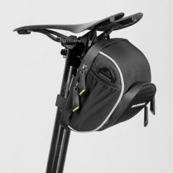 Sakwa, torba rowerowa pod siodełko i na kierownicę Rockbros H7-1BK. Czarne torby na ramię męskie ROCKBROS, z materiału, na ramię. Za 69.99 zł.