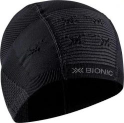 Czapka X-Bionic HELMET CAP B034. Czarne czapki damskie X BIONIC, bez wzorów, ze skóry, sportowe. Za 159.99 zł.