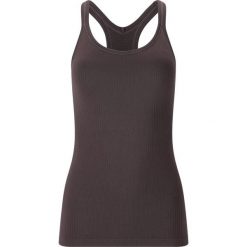 Damski tank top Athlecia Connie. Brązowe topy damskie Athlecia, bez wzorów, sportowe, bez kołnierzyka, bez ramiączek. Za 150.50 zł.
