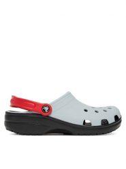 Crocs Klapki Retro Sport Classic Clog 211281 Szary. Szare klapki męskie Crocs, bez wzorów, z tworzywa sztucznego, bez zapięcia. Za 209.99 zł.