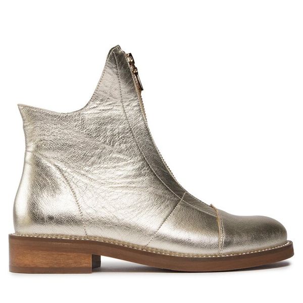 Botki R.Polański. Żółte botki damskie R.Polański, bez wzorów, bez obcasa, na płaskiej podeszwie, bez zapięcia. Za 539.99 zł.