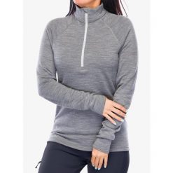 Bluza termoaktywna damska Houdini Desoli Thermal Half Zip. Szare bluzy damskie Houdini, na zimę, m, bez wzorów, sportowe, bez ramiączek, bez kaptura. Za 718.99 zł.