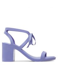 Melissa Sandały Ophelia + Jason Wu Ad 32962 Niebieski. Niebieskie sandały damskie Melissa, bez wzorów, z tworzywa sztucznego, bez obcasa, na słupku, bez zapięcia. Za 449.99 zł.